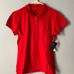 Red Dickies 3 button shirt